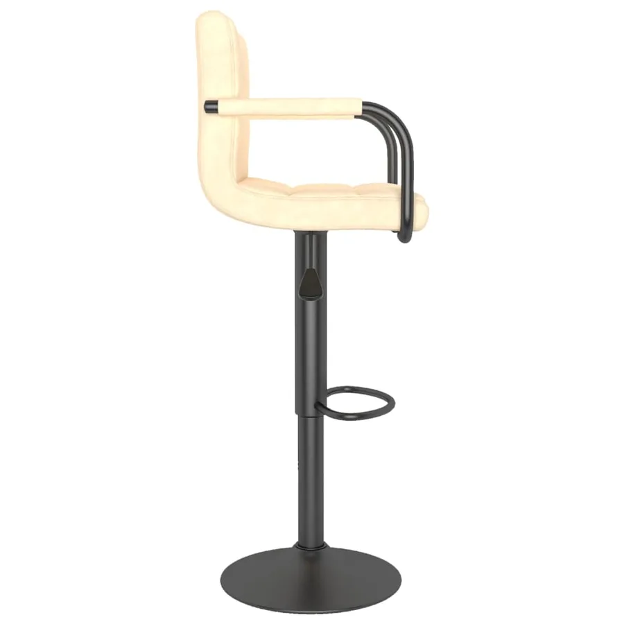 Tabouret de bar Crème Velours - 4