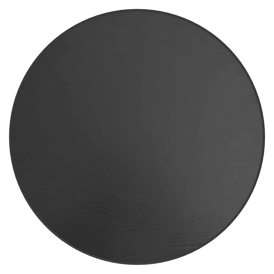 Table à thé Noir Ø35 cm MDF - 4