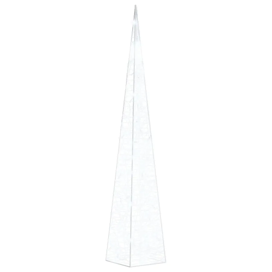 Cône lumineux décoratif à LED Acrylique Blanc froid 90 cm - 2
