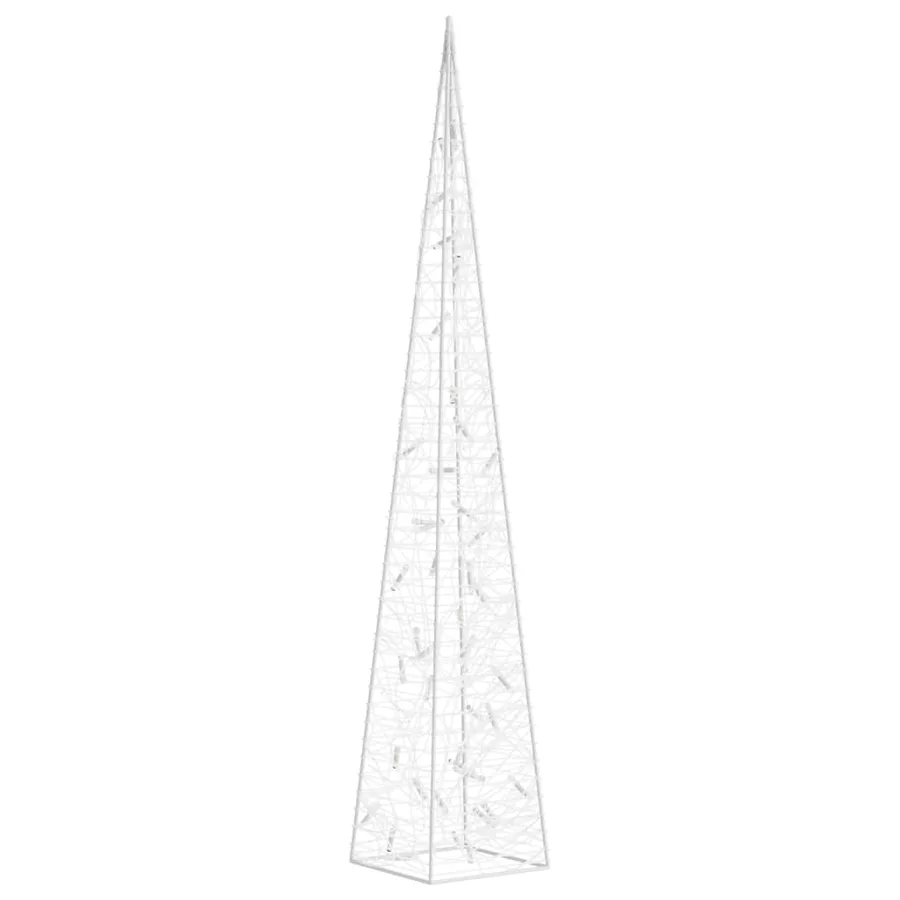 Cône lumineux décoratif à LED Acrylique Blanc froid 90 cm - 3
