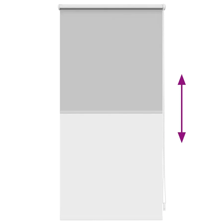 Store enrouleur occultant 44,4 x 100 cm, largeur du tissu 40 cm, gris - 9