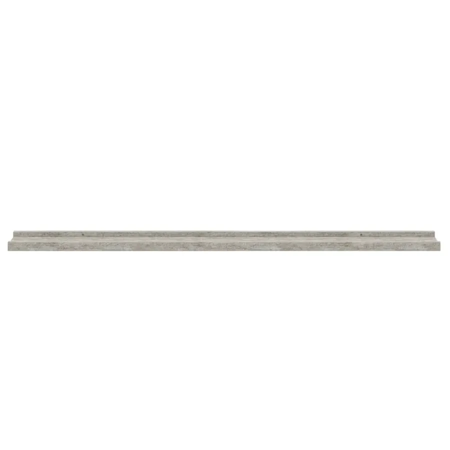 Étagères murales 4 pcs Gris béton 100x9x3 cm - 6