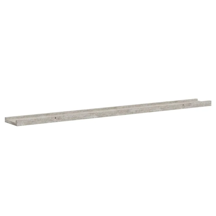 Étagères murales 4 pcs Gris béton 100x9x3 cm - 8