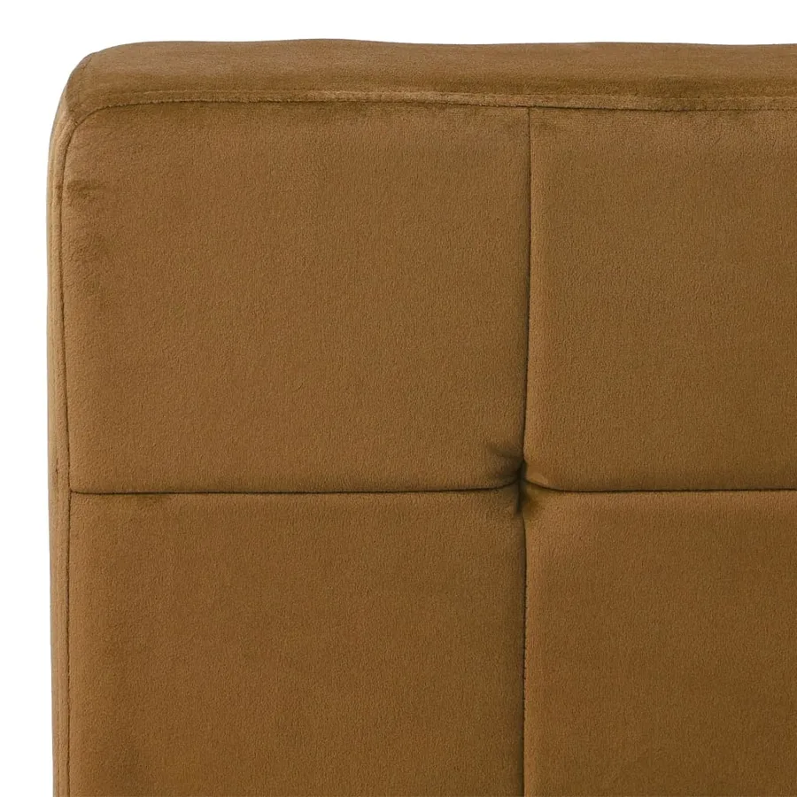 Chaise de relaxation 65x79x87 cm Marron Velours - 6