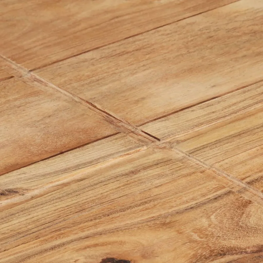 Table basse 80x80x28 cm Bois d'acacia massif - 5