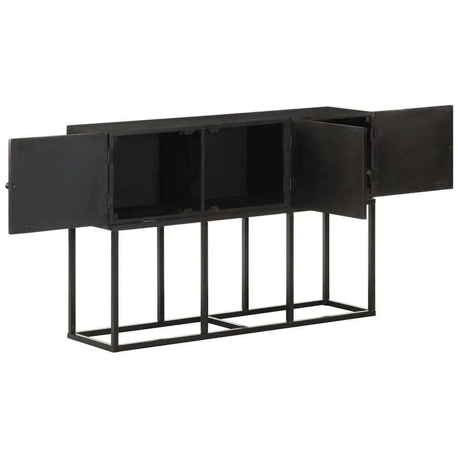 Buffet 115x30x76 cm Bois de manguier massif - 4