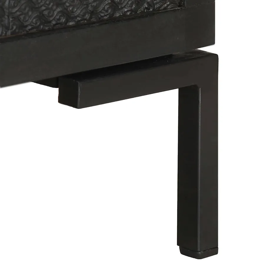 Buffet 115x30x76 cm Bois de manguier massif - 6