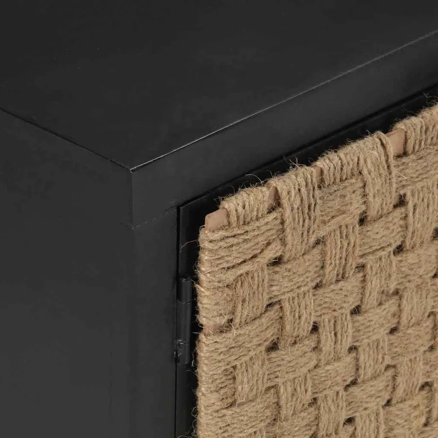 Meuble TV 120x30x40 cm Bois massif de manguier - 5