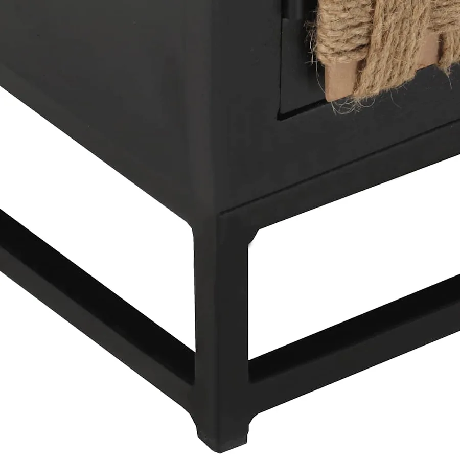 Meuble TV 120x30x40 cm Bois massif de manguier - 6