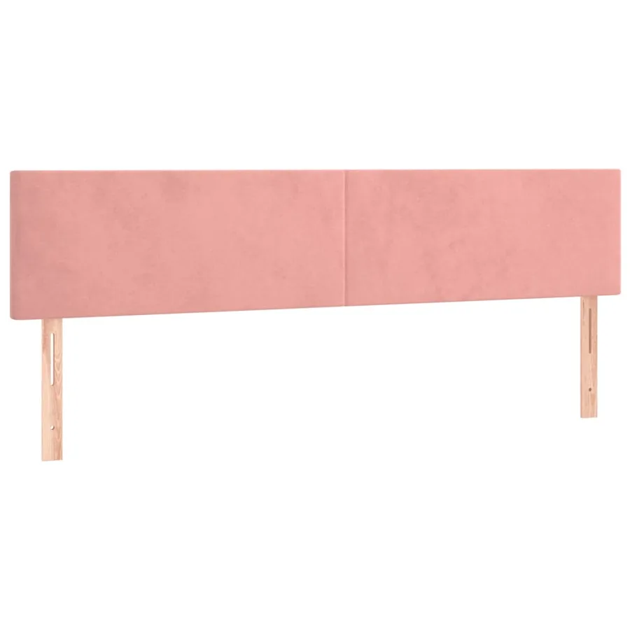 Sommier à lattes de lit avec matelas Rose 200x200 cm Velours - 6