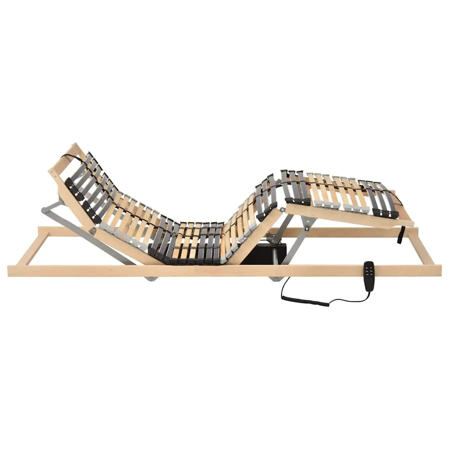 Sommier à lattes électrique sans matelas avec 7 zones 70x200 cm - 2