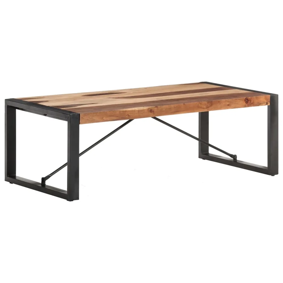 Table basse 120x60x40 cm Bois massif - 8
