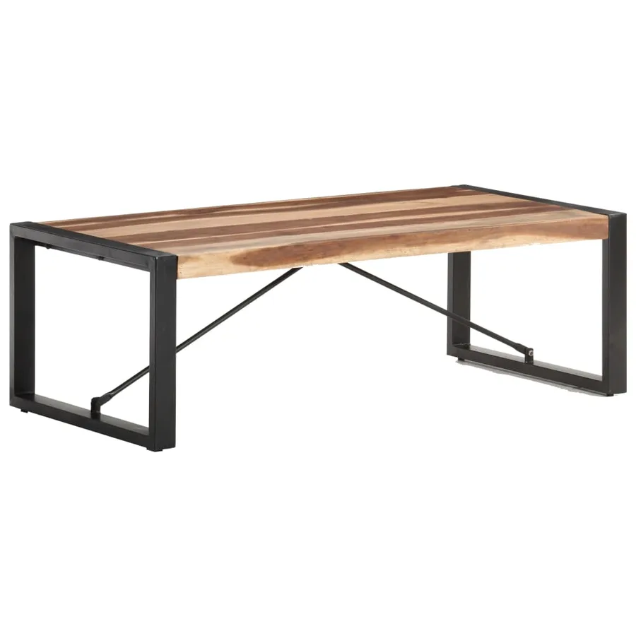 Table basse 120x60x40 cm Bois massif - 9