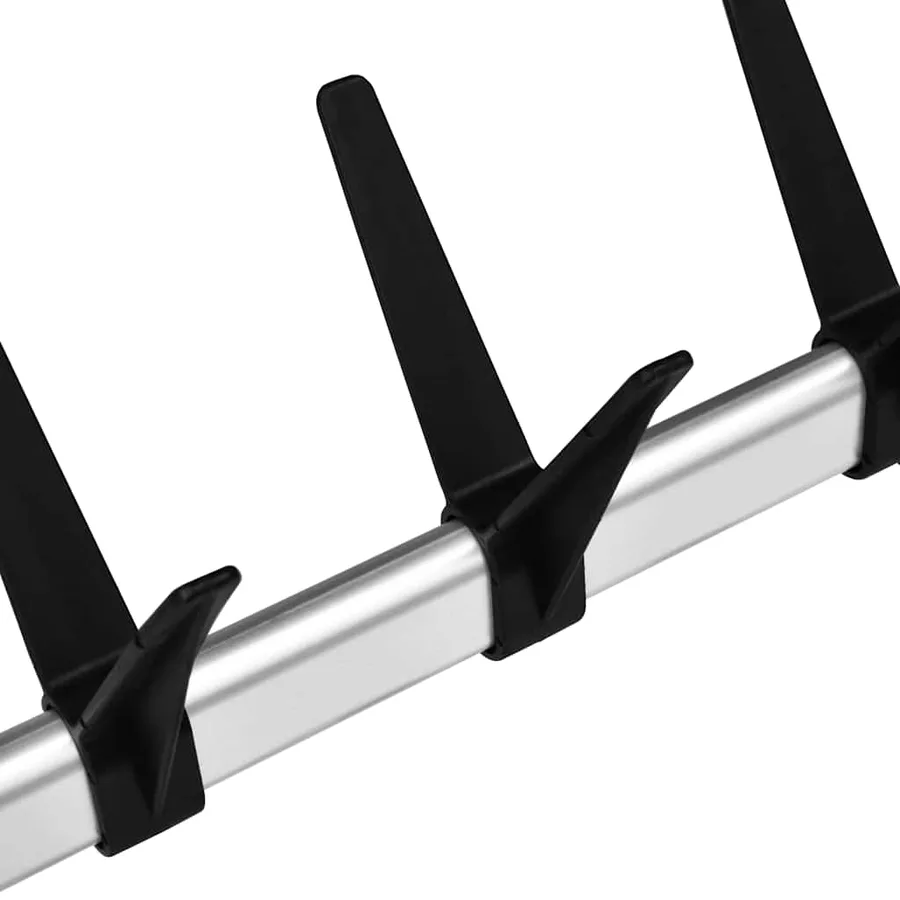 Système de garde-robe télescopique barres et étagère Aluminium - 9