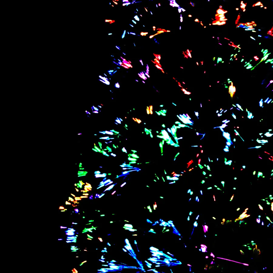 Sapin de Noël artificiel avec support vert 240 cm fibre optique - 7
