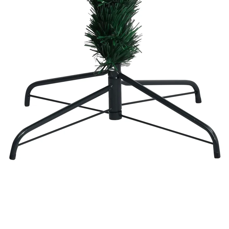 Sapin de Noël artificiel avec support vert 240 cm fibre optique - 9