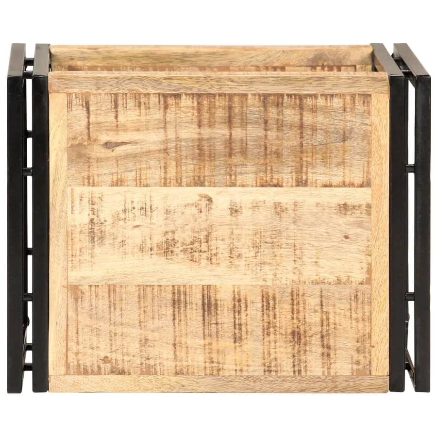 Table d'appoint 40x30x40 cm Bois de manguier brut - 3