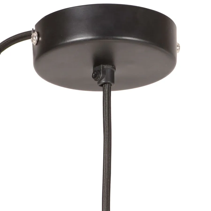 Lampe suspendue 25 W Noir Rond 17 cm E27 - 5