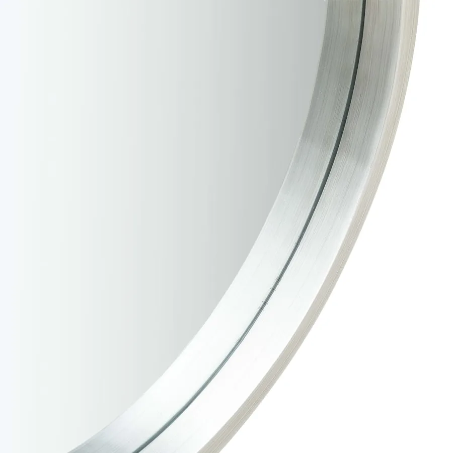 Miroir mural avec sangle 50 cm Argenté - 3