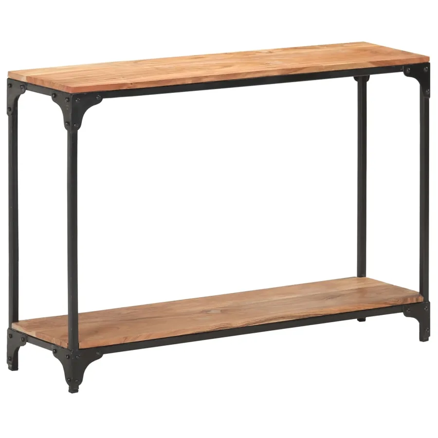 Table console 110x30x75 cm Bois solide d'acacia - 10