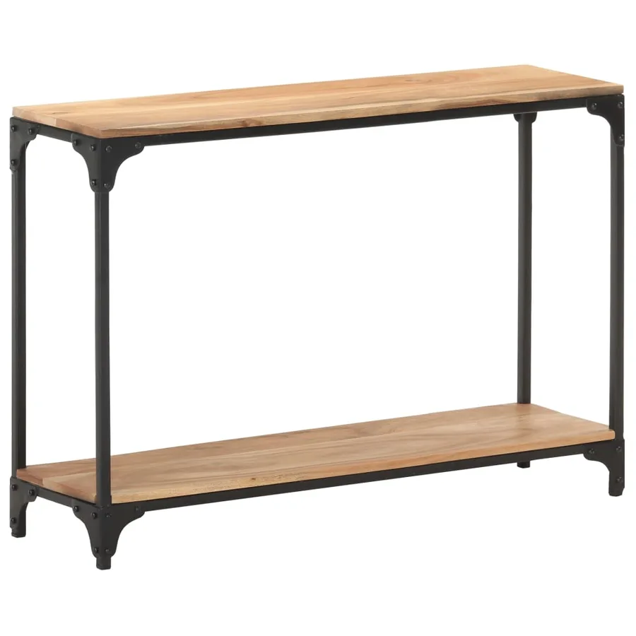Table console 110x30x75 cm Bois solide d'acacia - 11