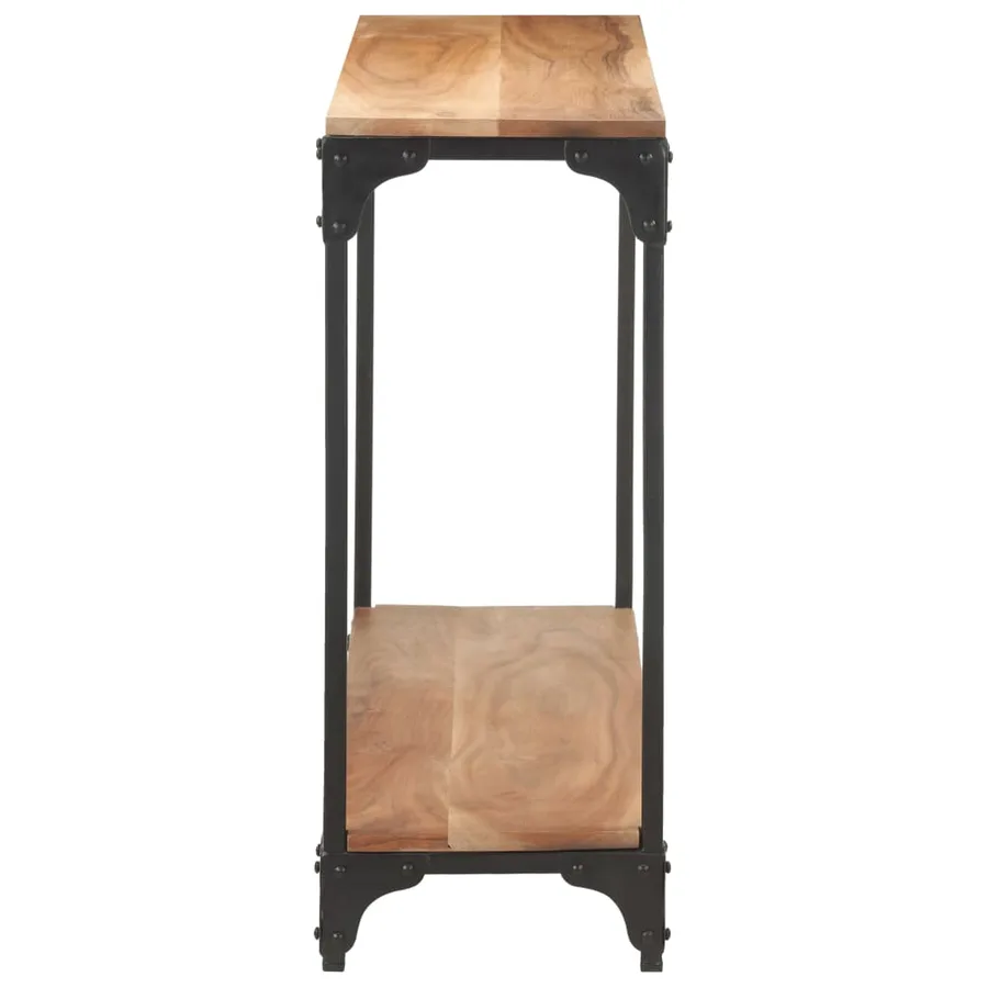 Table console 110x30x75 cm Bois solide d'acacia - 3