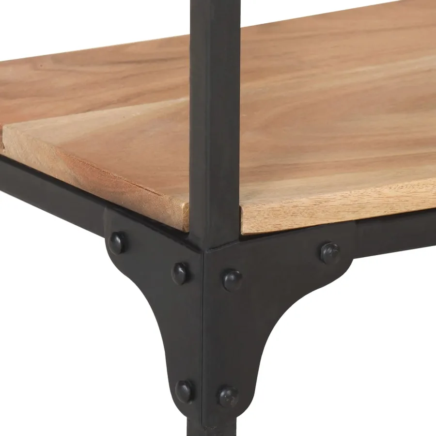Table console 110x30x75 cm Bois solide d'acacia - 5