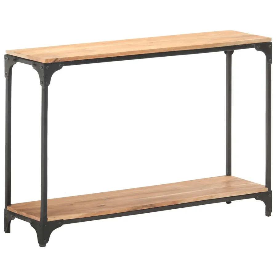 Table console 110x30x75 cm Bois solide d'acacia - 8