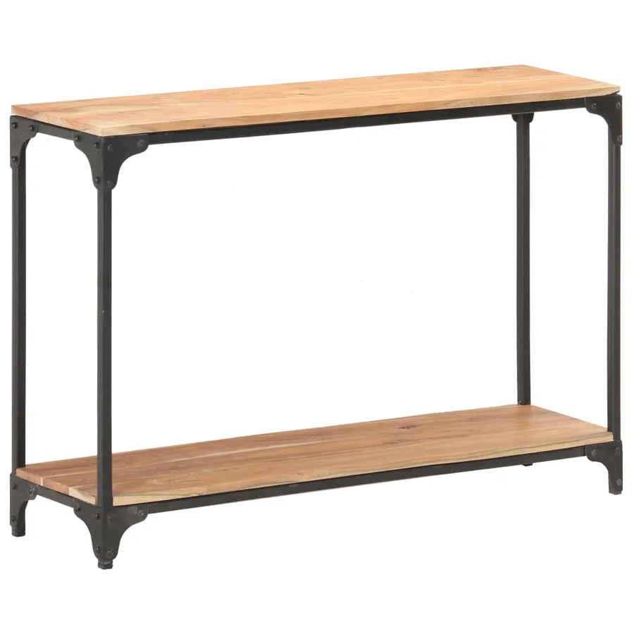 Table console 110x30x75 cm Bois solide d'acacia - 9