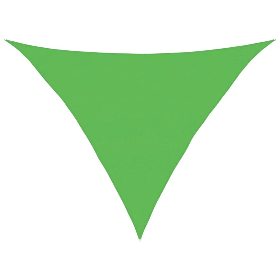 Voile d'ombrage 160 g/m² Vert clair 5x5x6 m PEHD - 2
