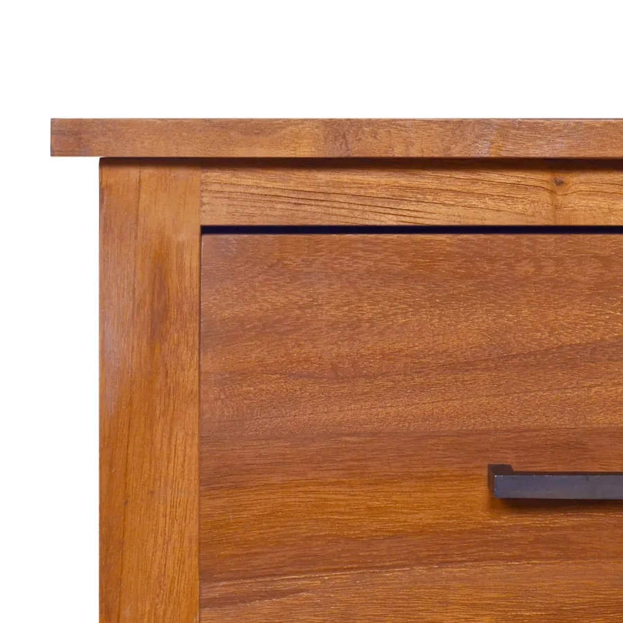 Meuble TV 90x50x37 cm Bois de teck massif - 7