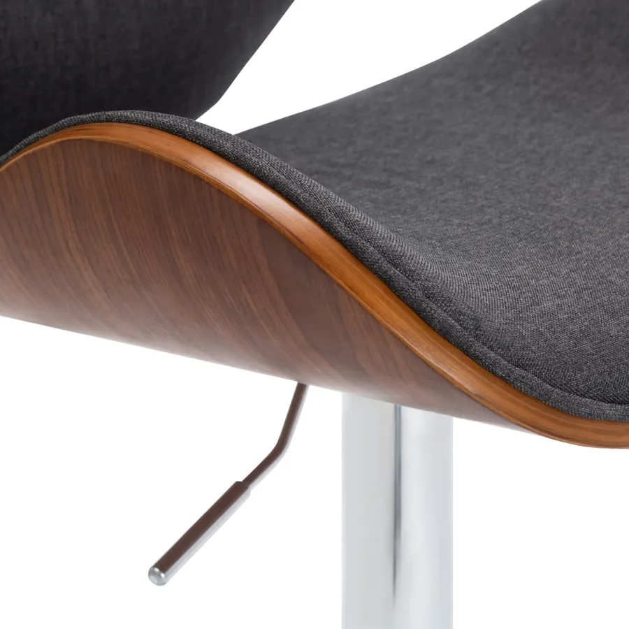 Tabouret de bar Gris Tissu - 5