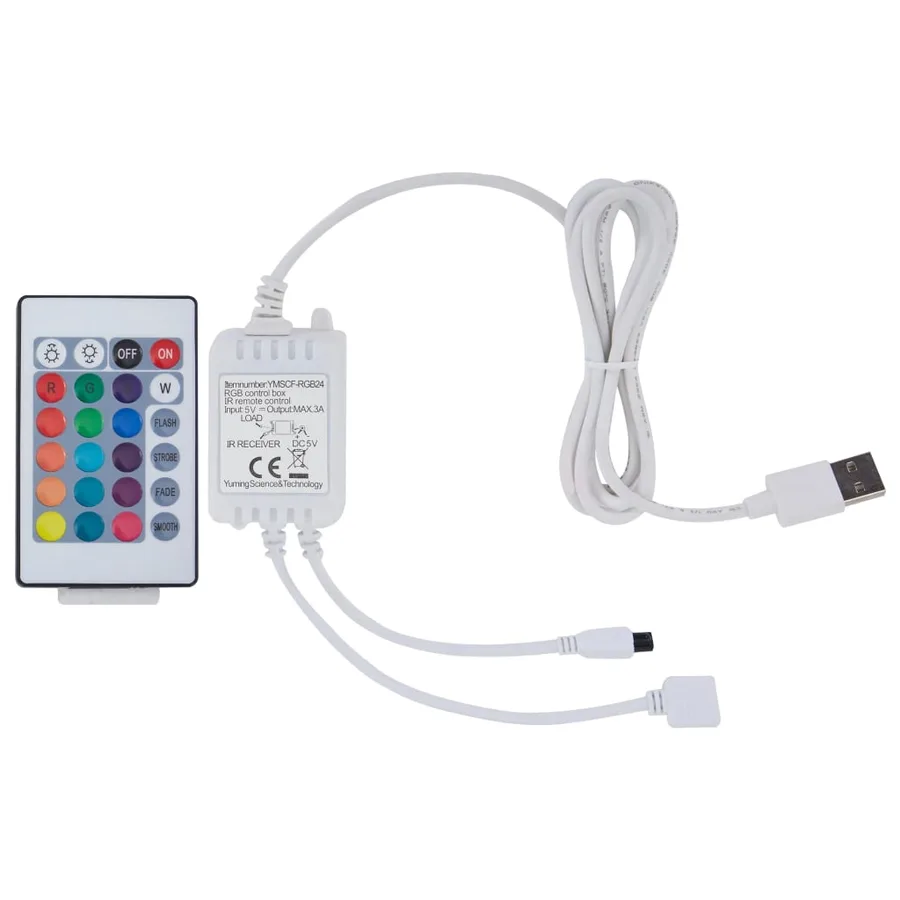 Cadre de lit avec LED Crème et gris foncé Tissu 100 x 200 cm - 9