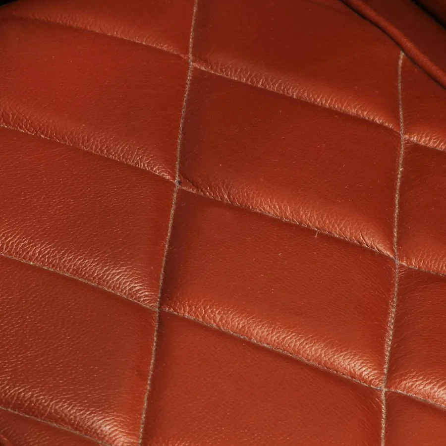 Chaise cabriolet marron Cuir véritable de chèvre - 6