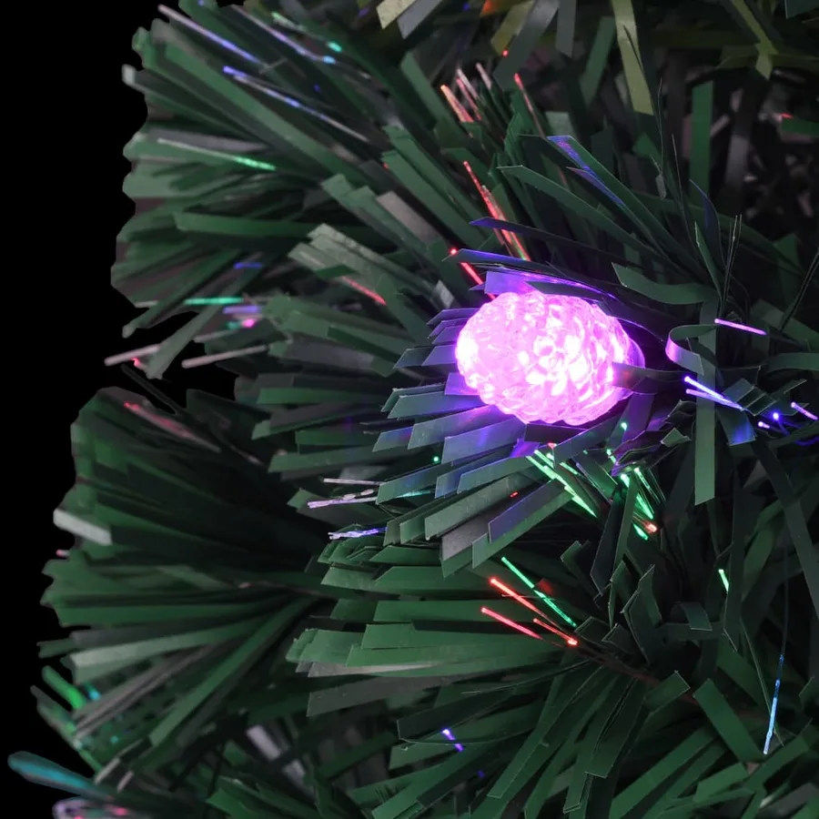 Arbre de Noël pré-éclairé avec support et LED 120 cm fibre optique - 8