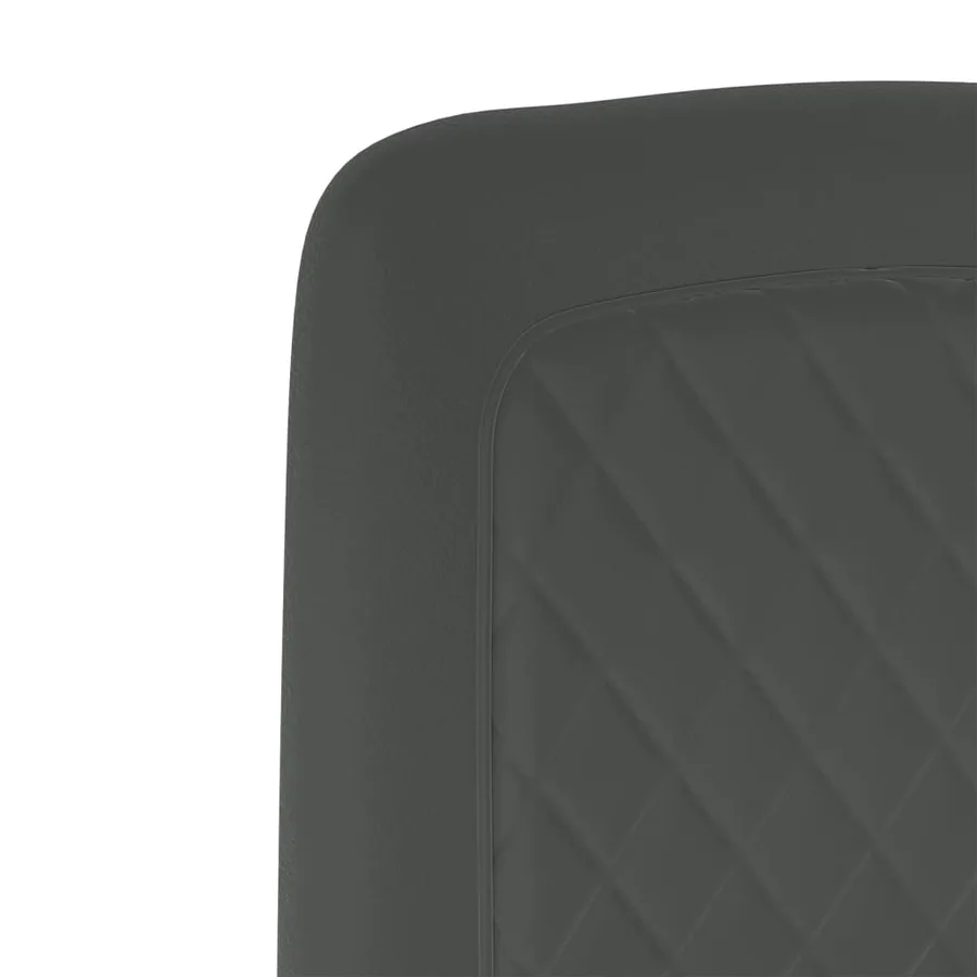 Chaises à manger lot de 2 gris velours - 6