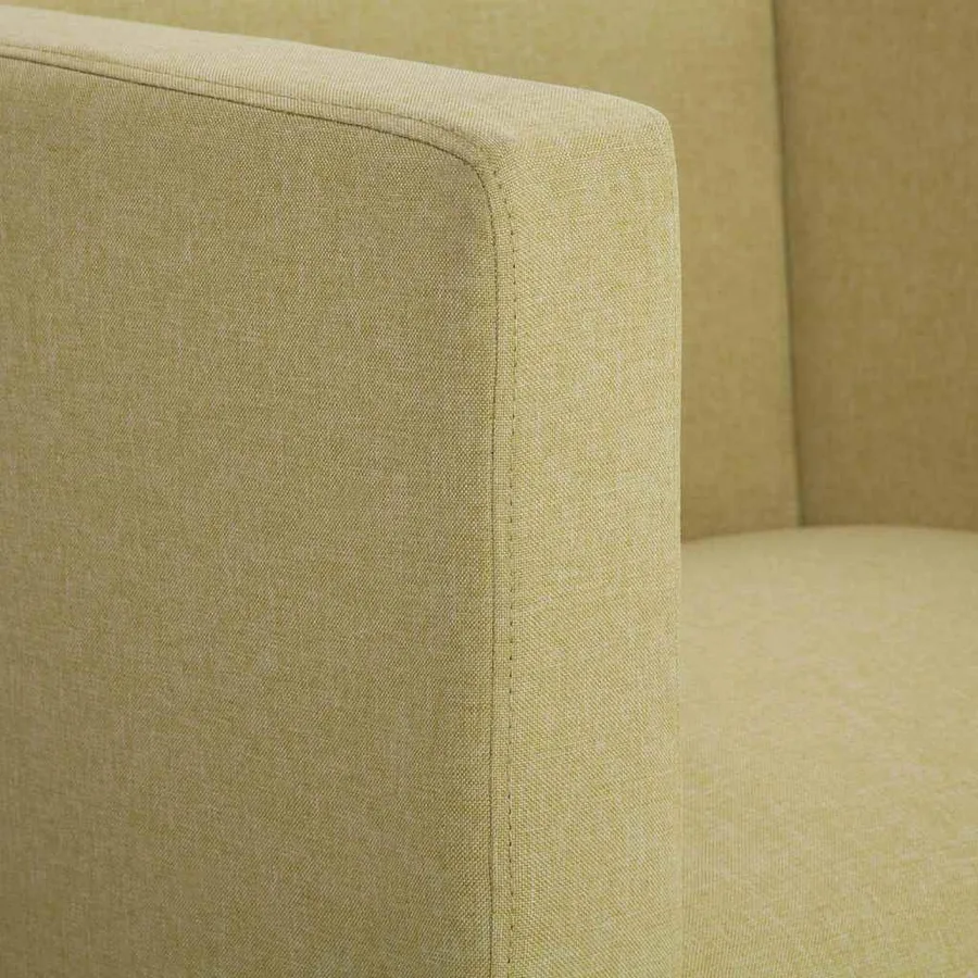 Fauteuil cube Vert Tissu - 7