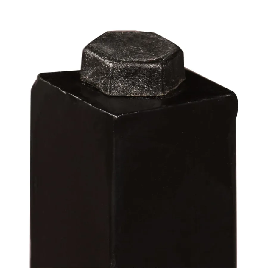 Ensemble de bar 5 pcs Bois de récupération et cuir véritable - 17