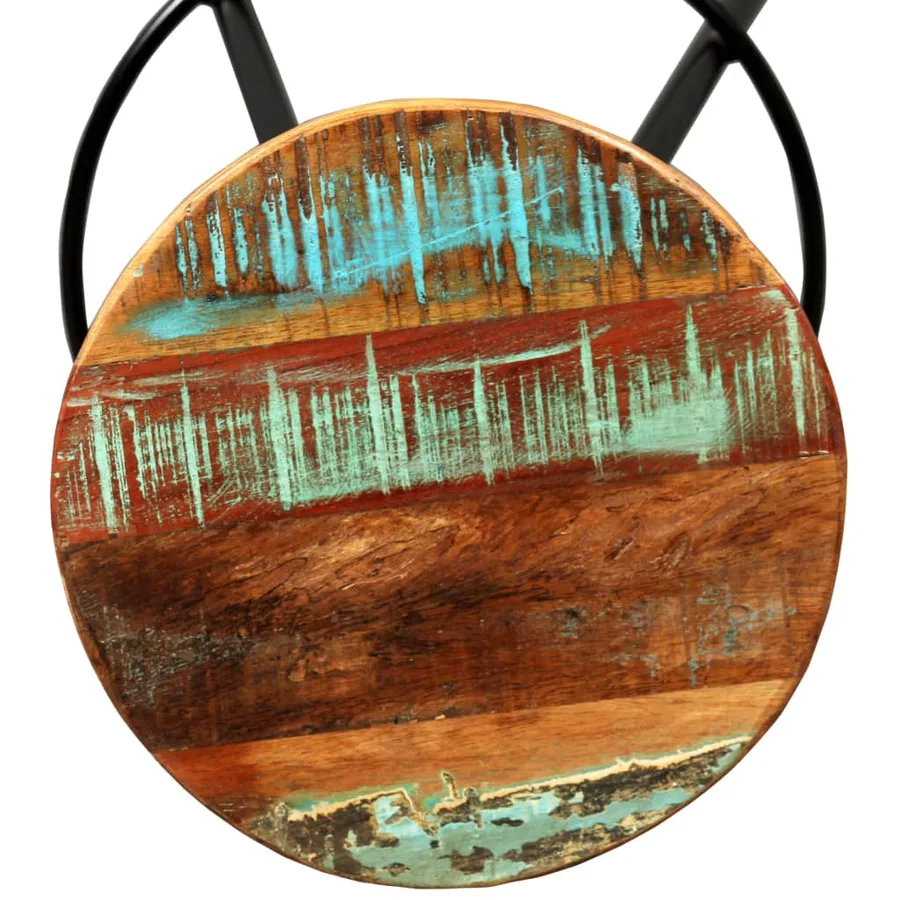 Ensemble de bar 5 pcs Bois de récupération massif - 14