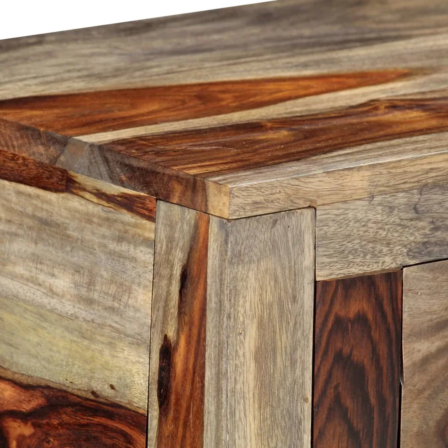 Table console avec 3 tiroirs 120x30x75 cm Bois massif - 5