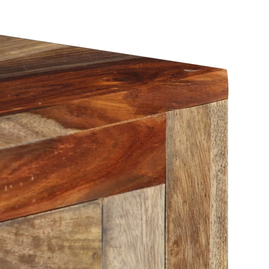 Table console avec 3 tiroirs 120x30x75 cm Bois massif - 6