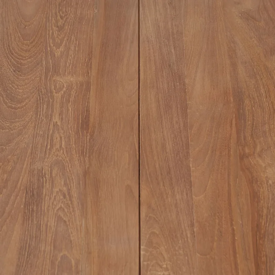 Table basse Bois de teck et finition naturelle 60x60x40 cm - 7