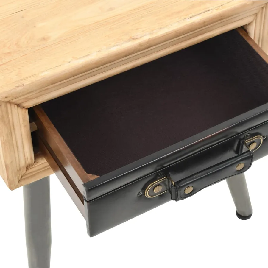 Table de chevet Bois de sapin massif 43 x 38 x 50 cm - 6