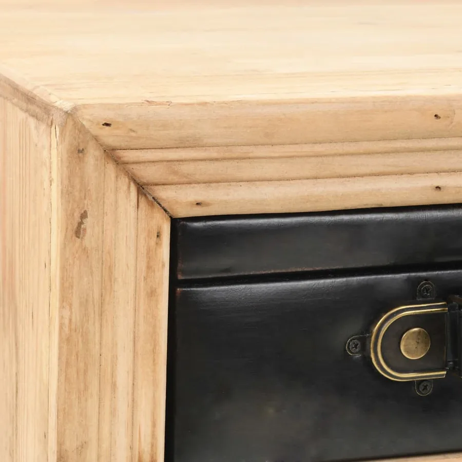 Table de chevet Bois de sapin massif 43 x 38 x 50 cm - 8