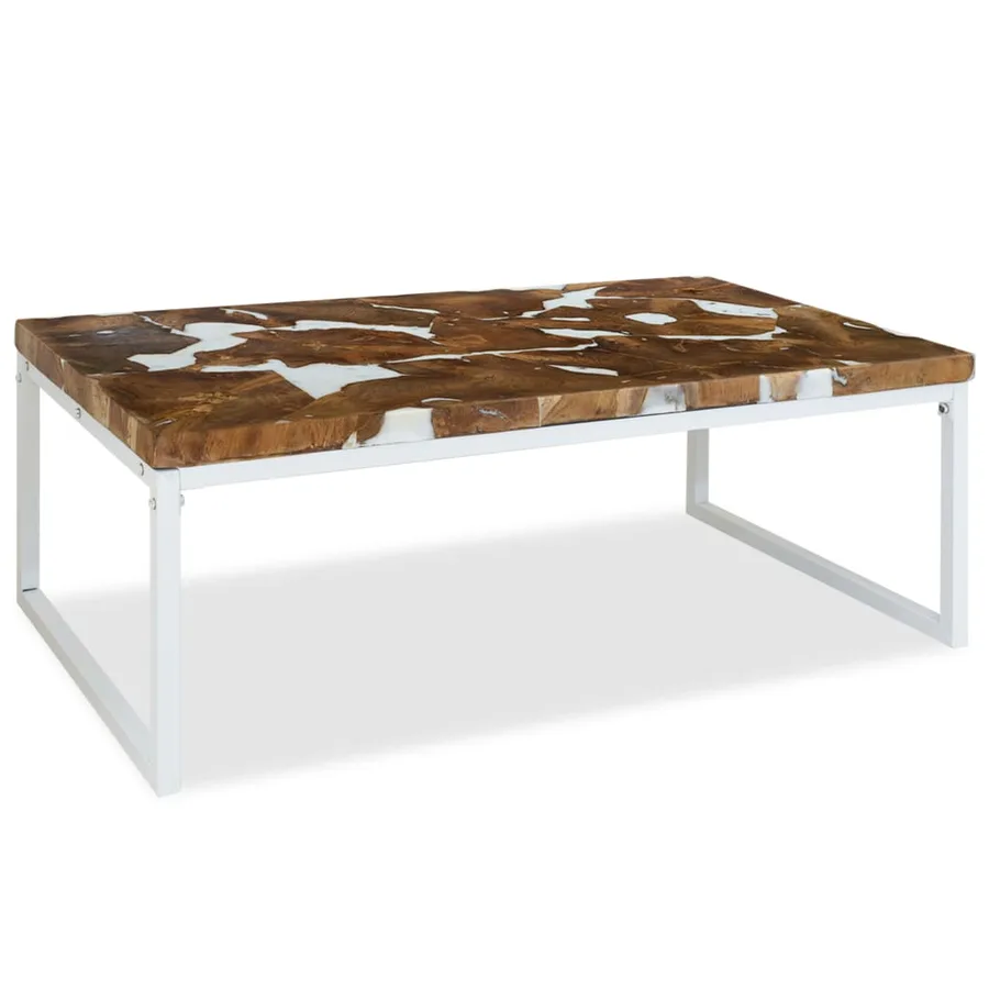 Table basse Teck Résine 110x60x40 cm - 3