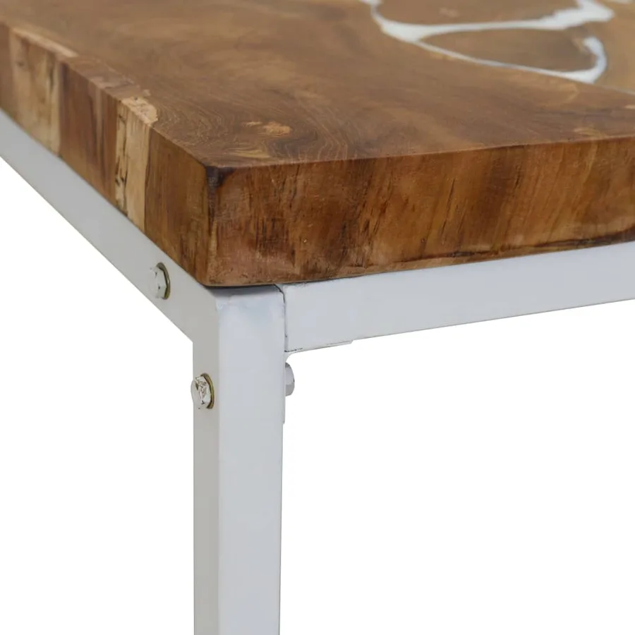 Table basse Teck Résine 110x60x40 cm - 9