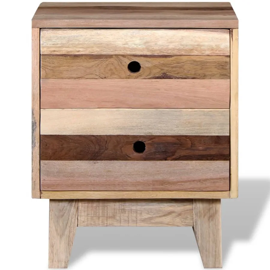 Table de chevet Bois de récupération massif - 6