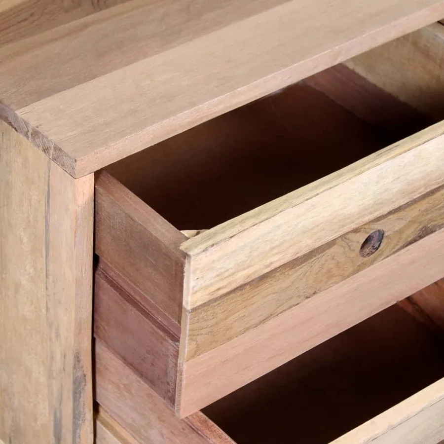 Table de chevet Bois de récupération massif - 7