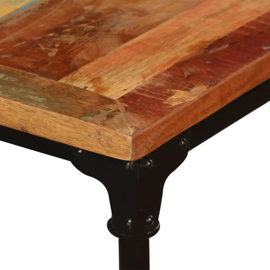 Table à manger Bois de récupération massif 180 cm - 10