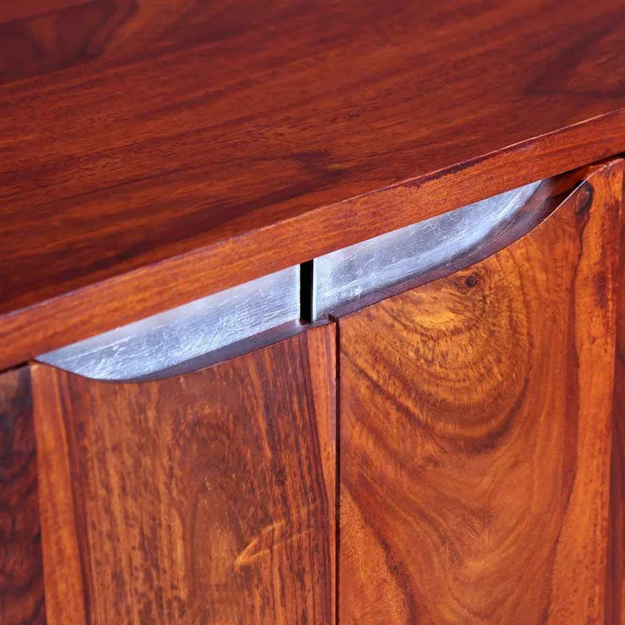 Buffet Bois massif 75x35x60 cm - 9